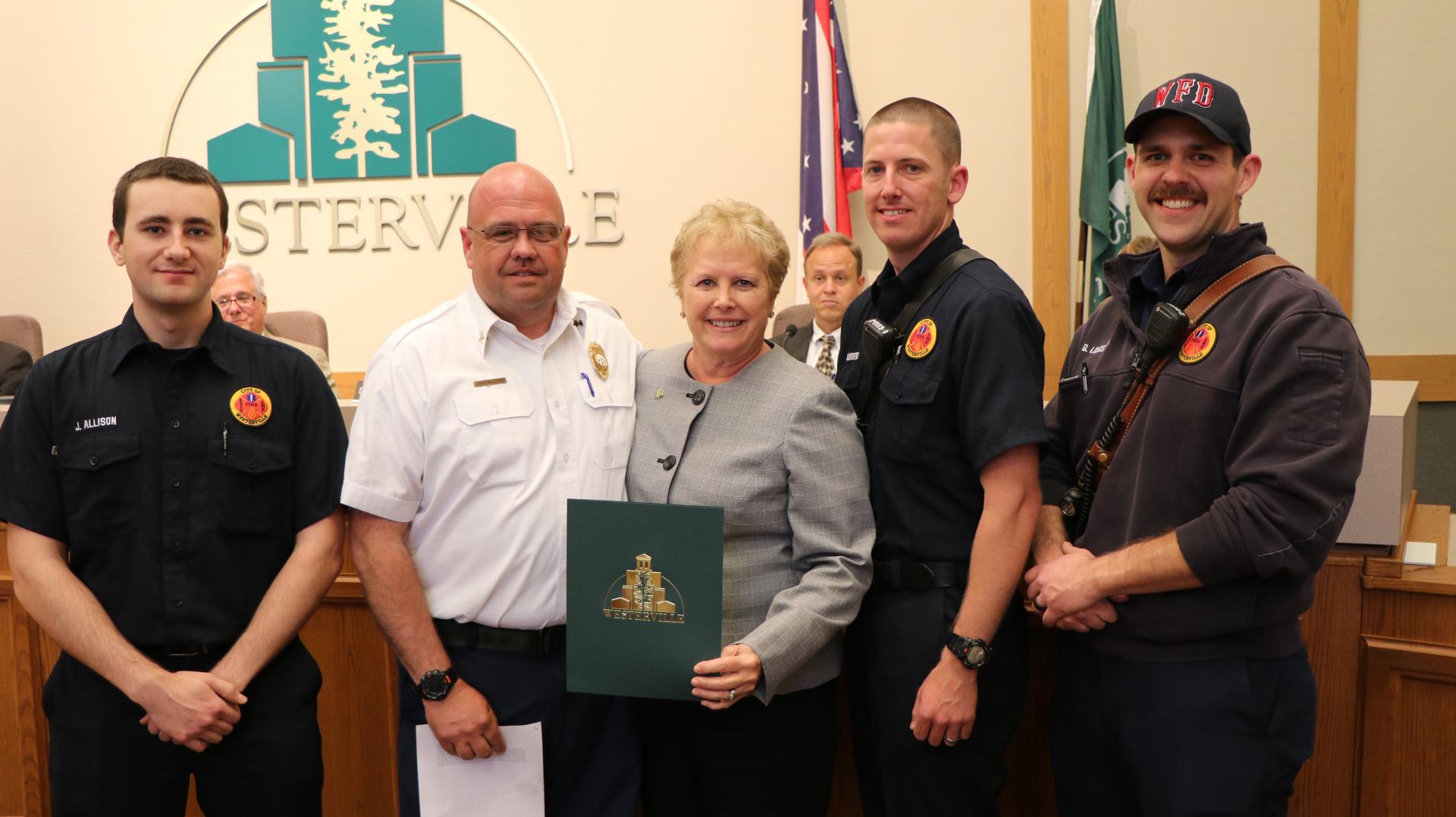 Chief Fire Marshall Dave Williams and Westerville EMS