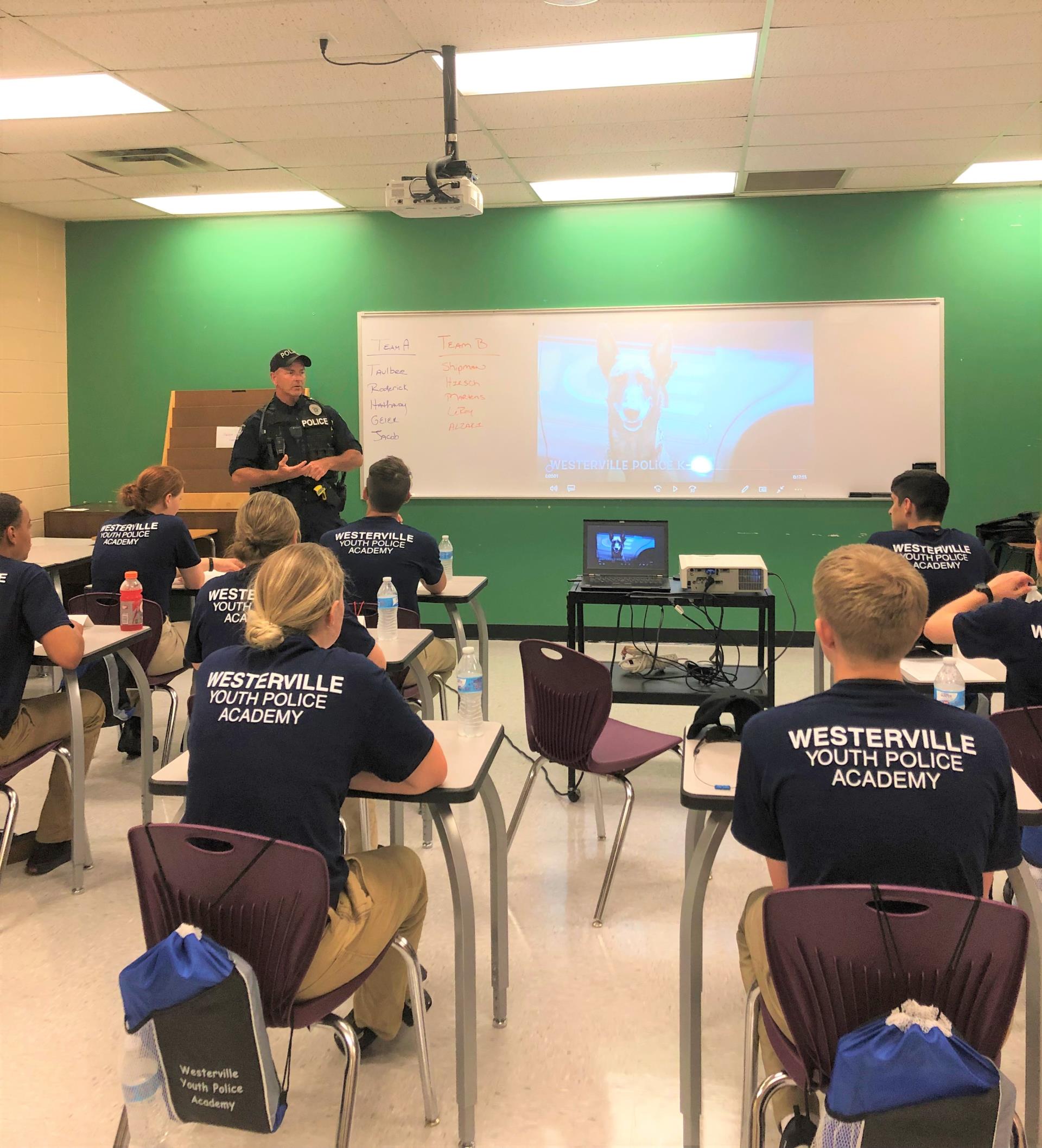 Cadets in Classroom