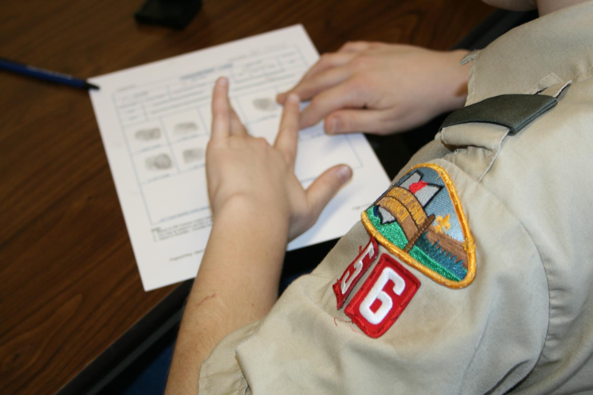 Boy Scout Fingerprinting