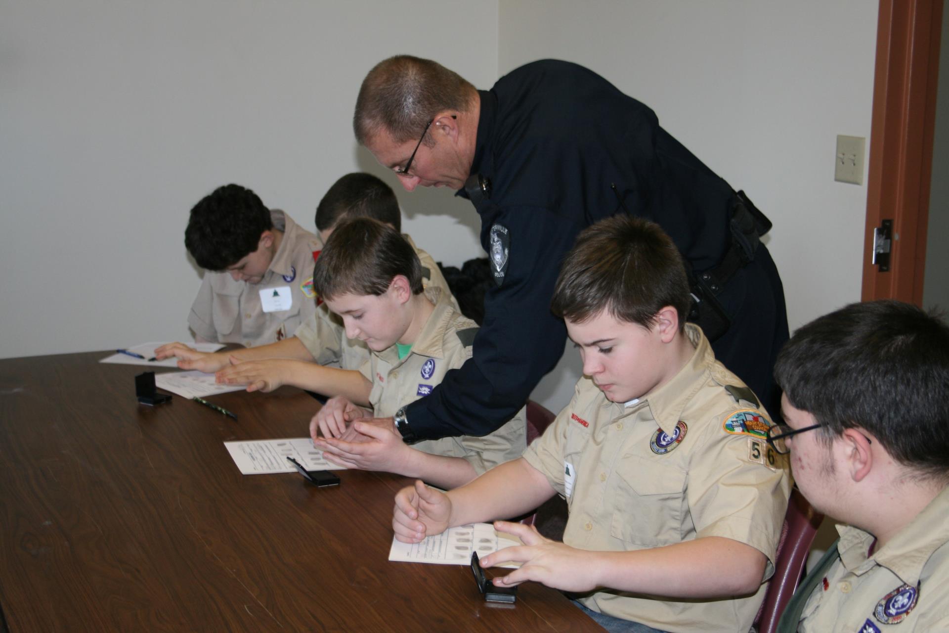 Boy Scouts Fingerprinting