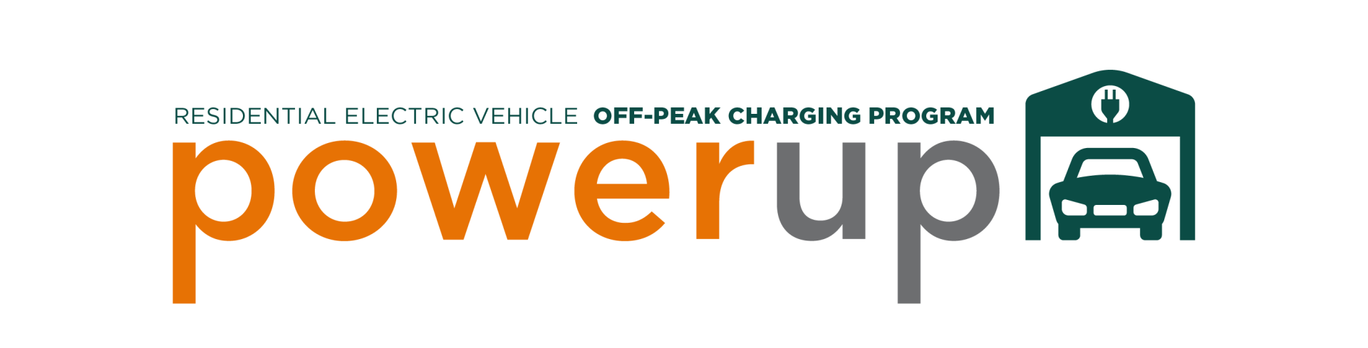 PowerUp Residential EV Off-Peak Charging Program brand mark