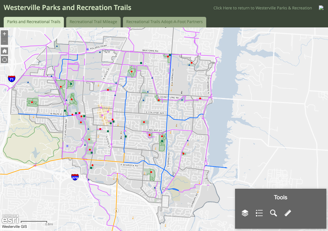  Parks and Recreational Trails Screen preview