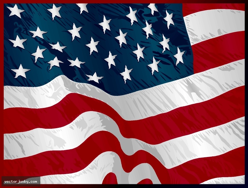 Free Vector American Flag 0013900